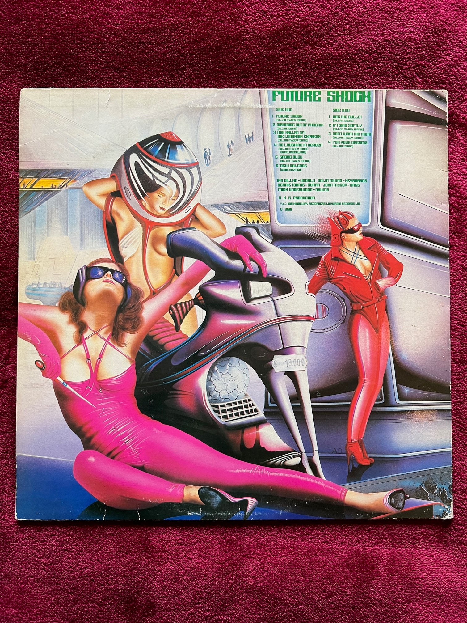 Gillan Future Shock 1981 vinile UK 2196