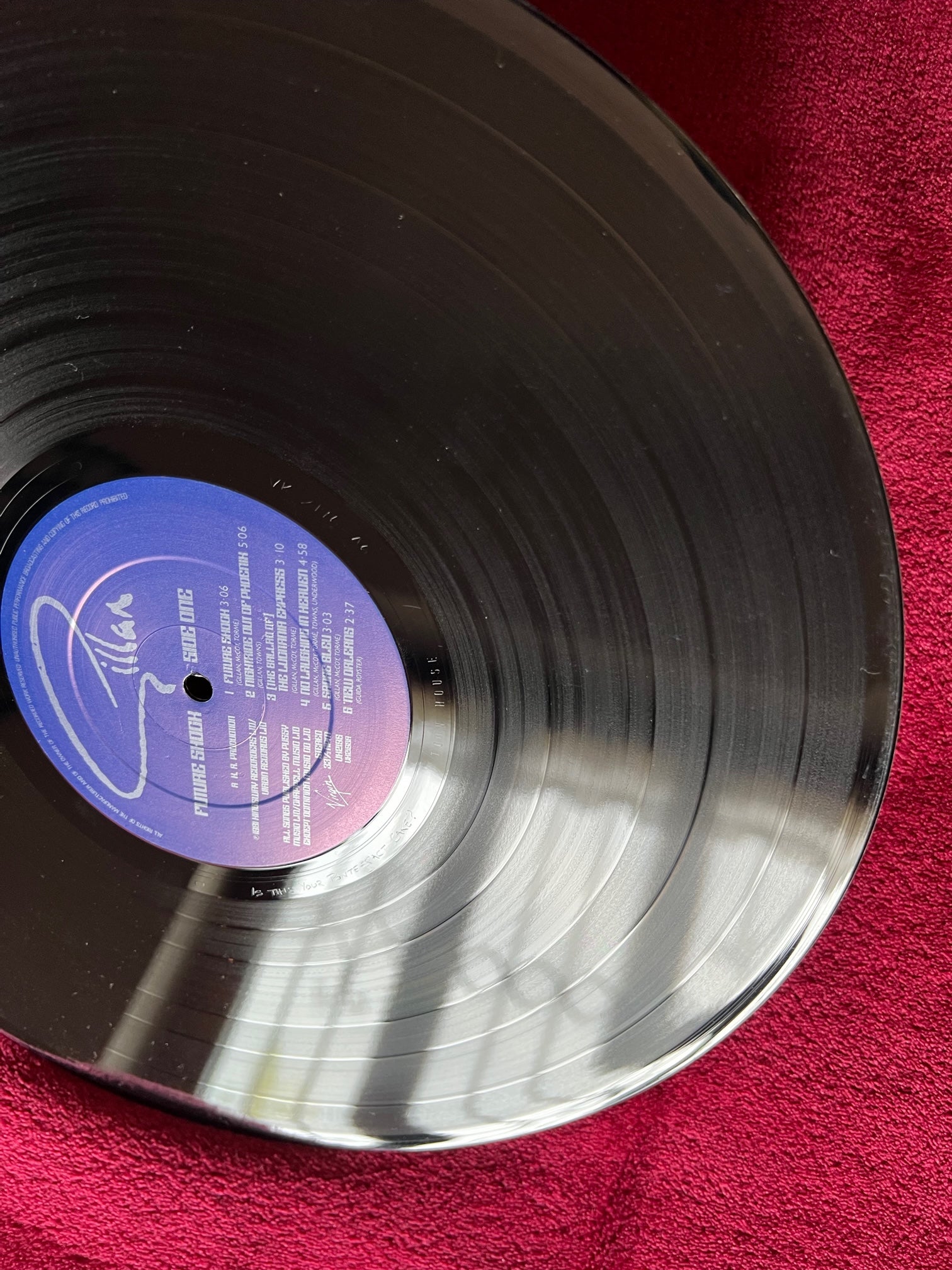 Gillan Future Shock 1981 vinile UK 2196