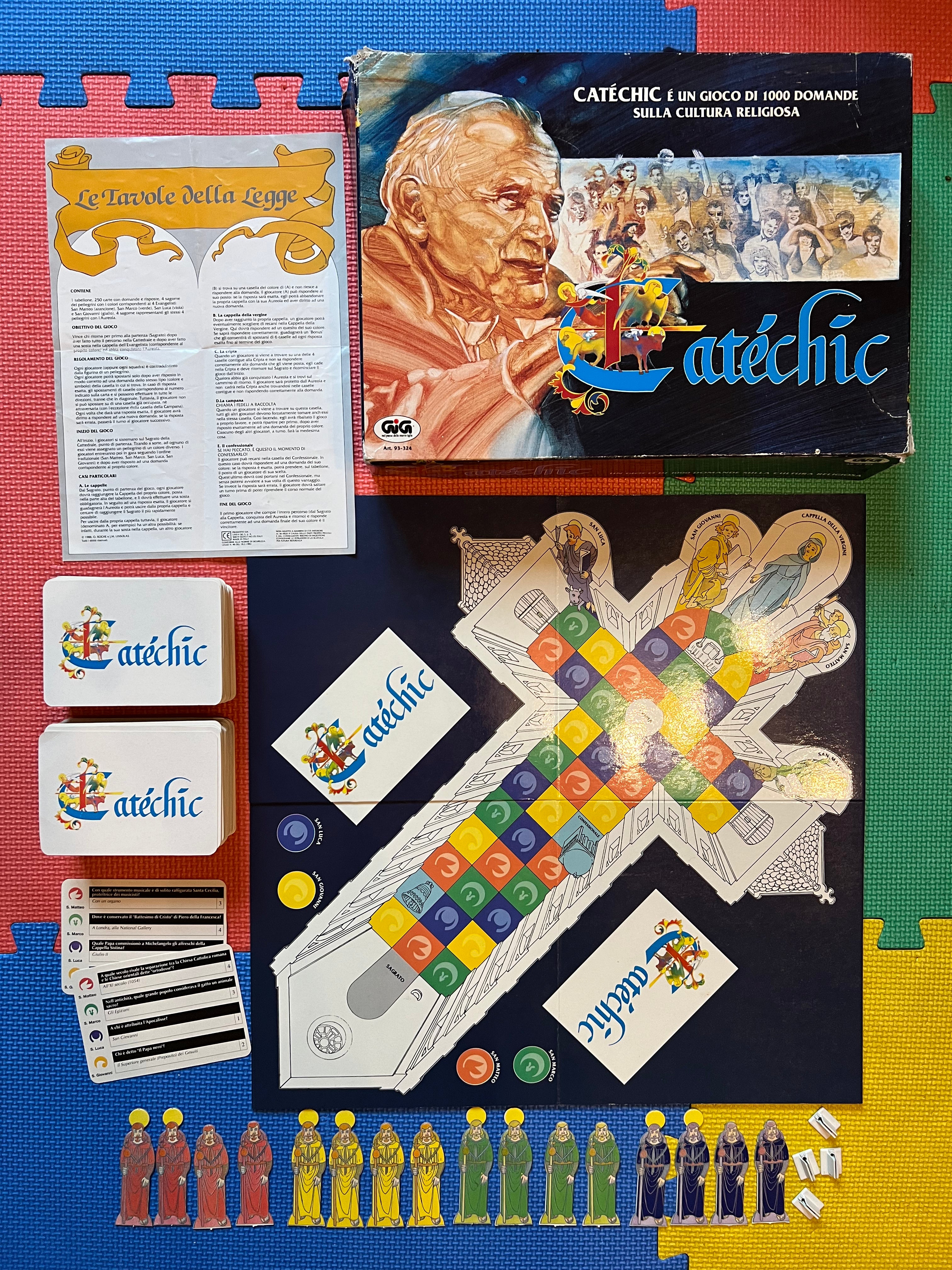 Gioco da tavolo vintage Catechic 1988 Gig