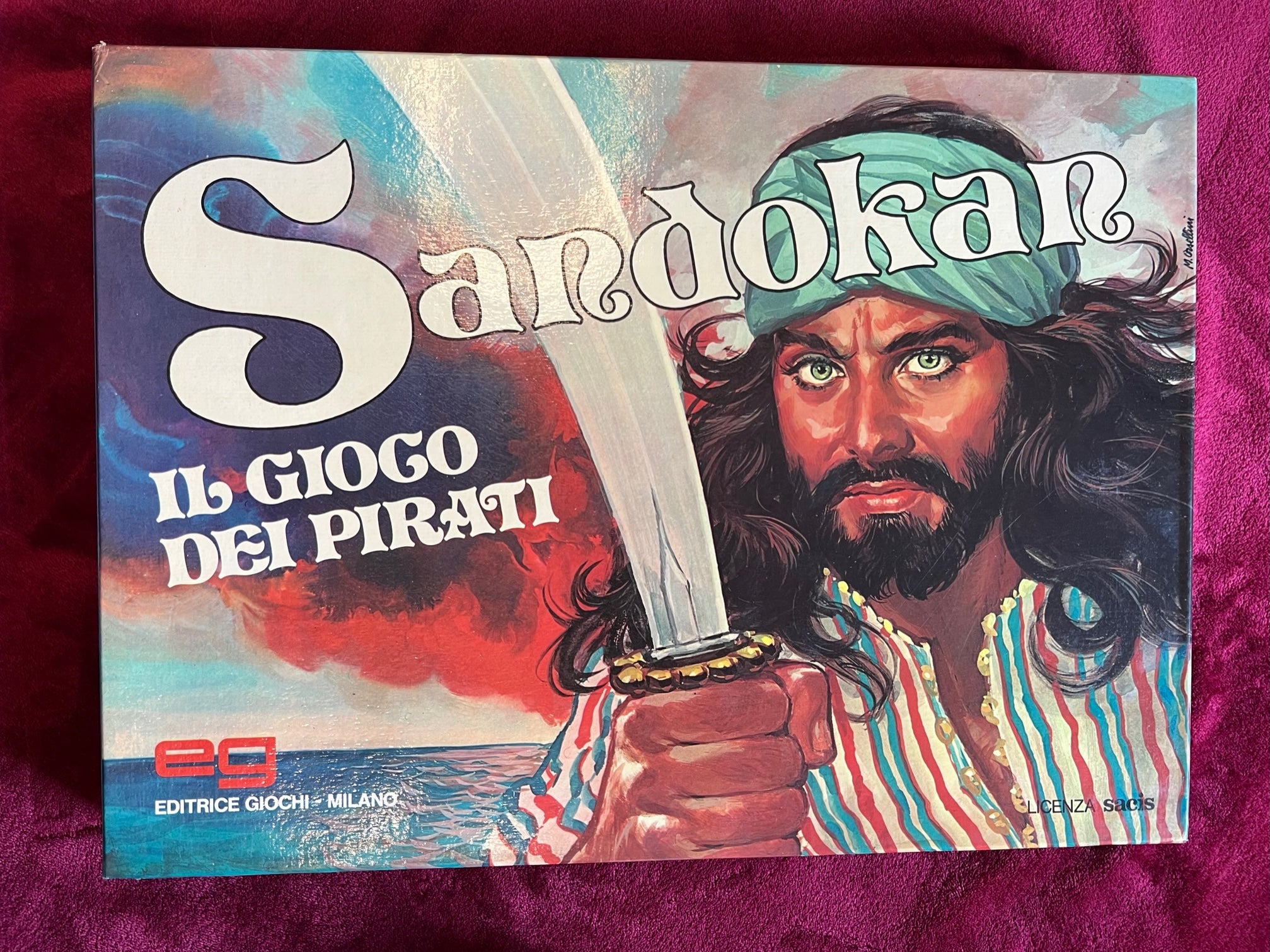 Sandokan il gioco dei pirati 1976 Editrice Giochi