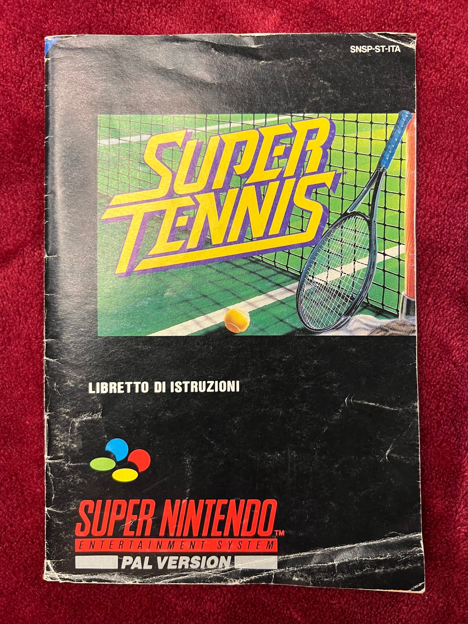 Super Tennis gioco Super Nintendo SNSP-ST-ITA