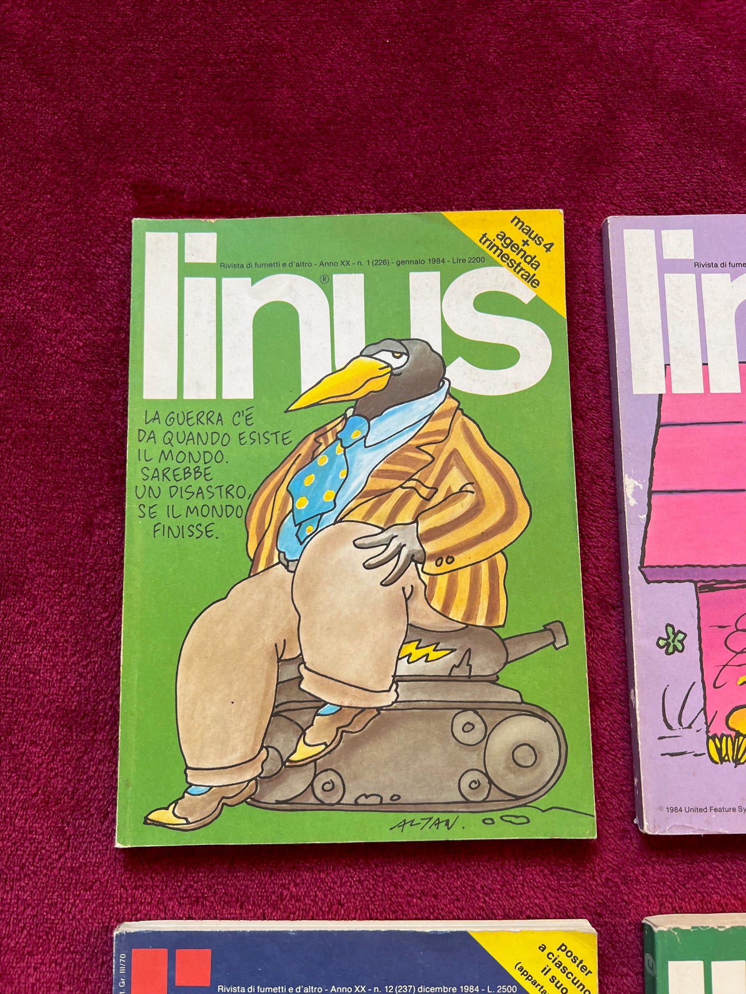 Fumetti Linus vintage anni 80