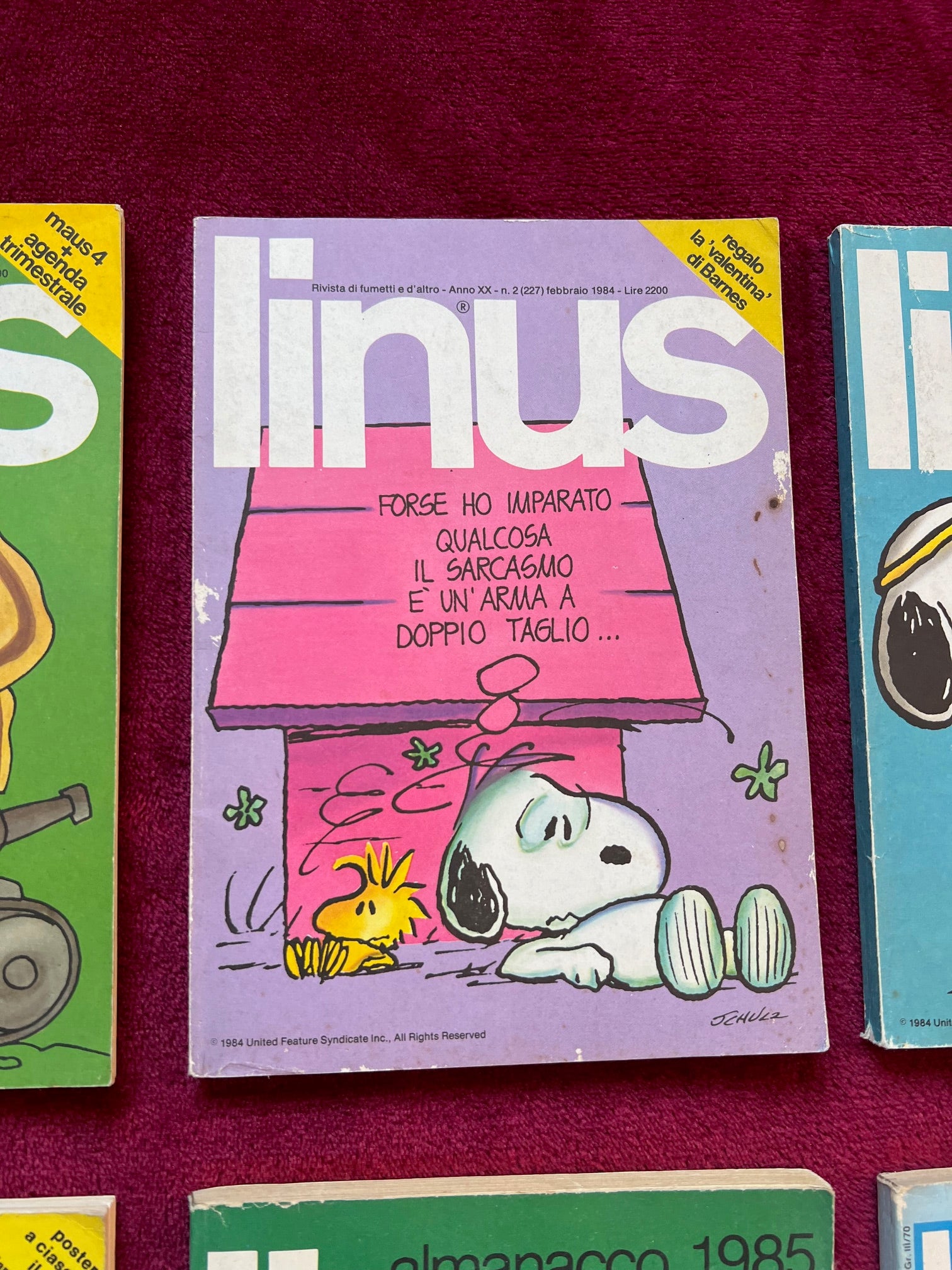 Fumetti Linus vintage anni 80