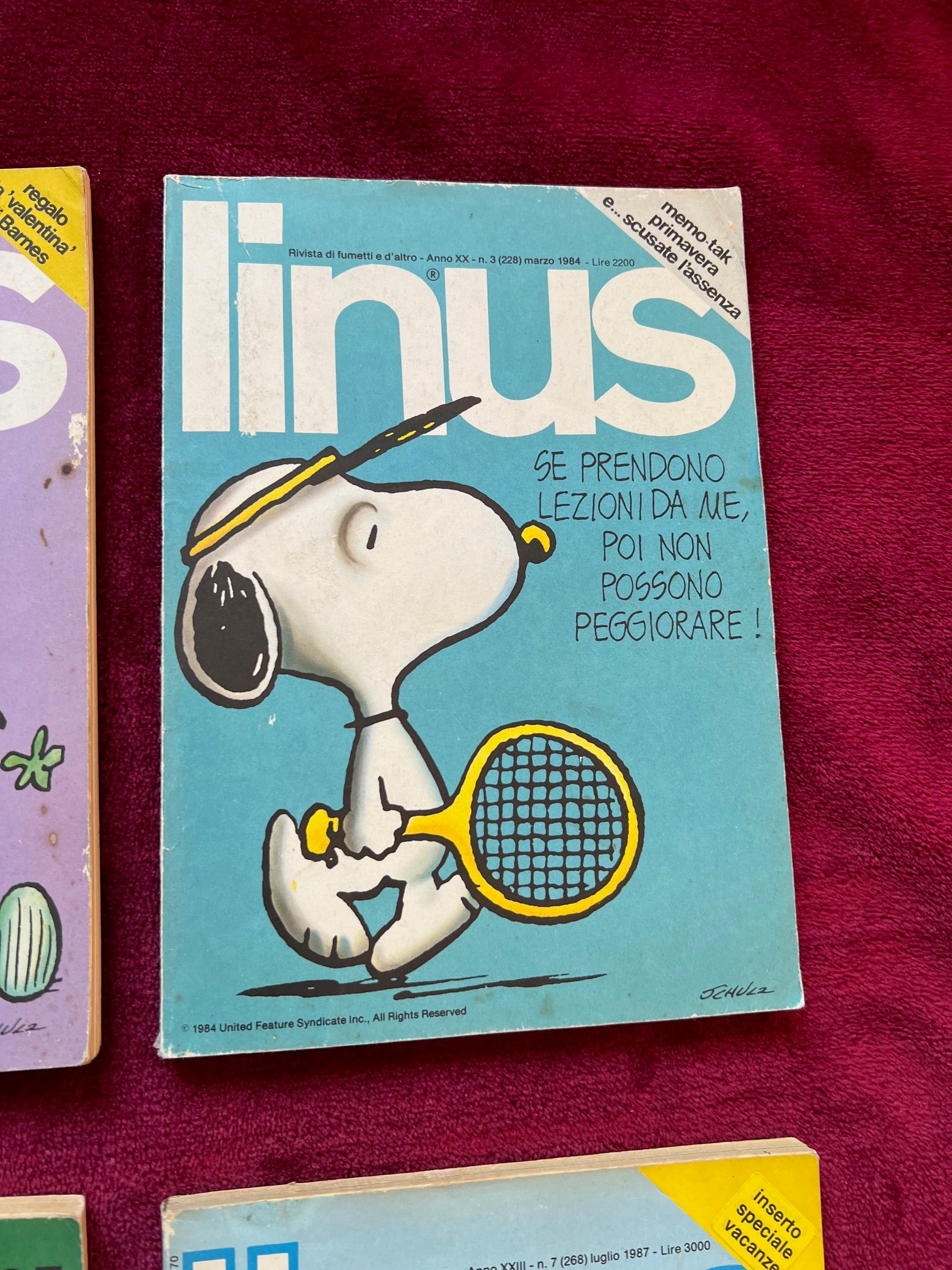 Fumetti Linus vintage anni 80