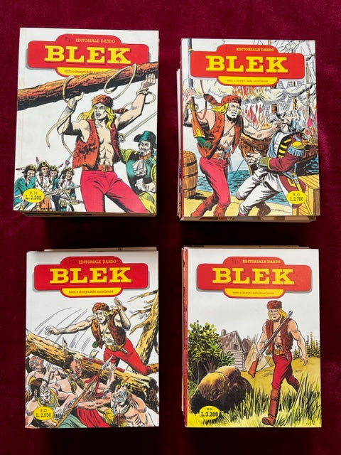 Blek fumetto collezione completa 1/52 Editoriale Dardo 1990-94