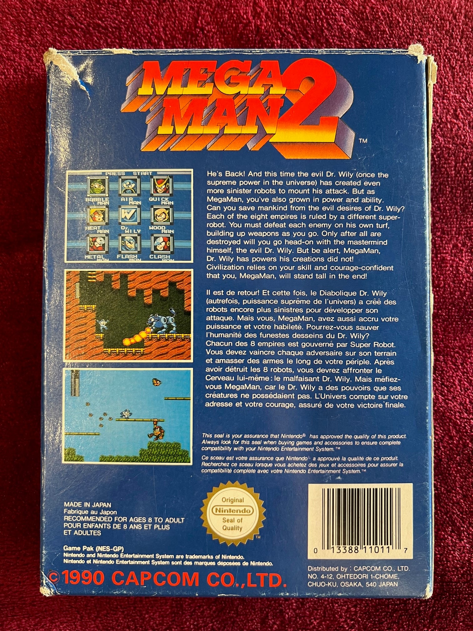 Mega Man 2 Nintendo NES pal B