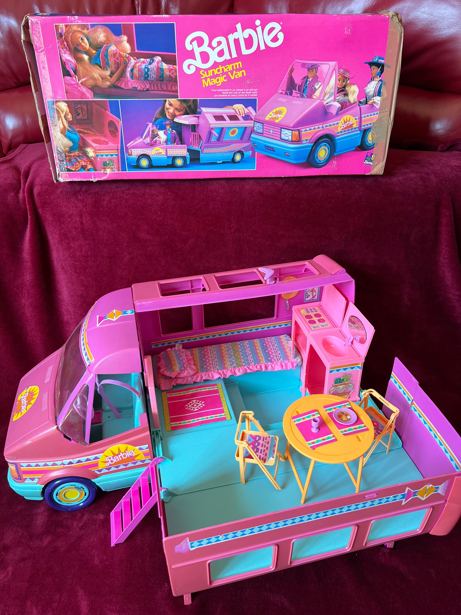 Camper Barbie Suncharm Magic Van anni 80 Vintageremember