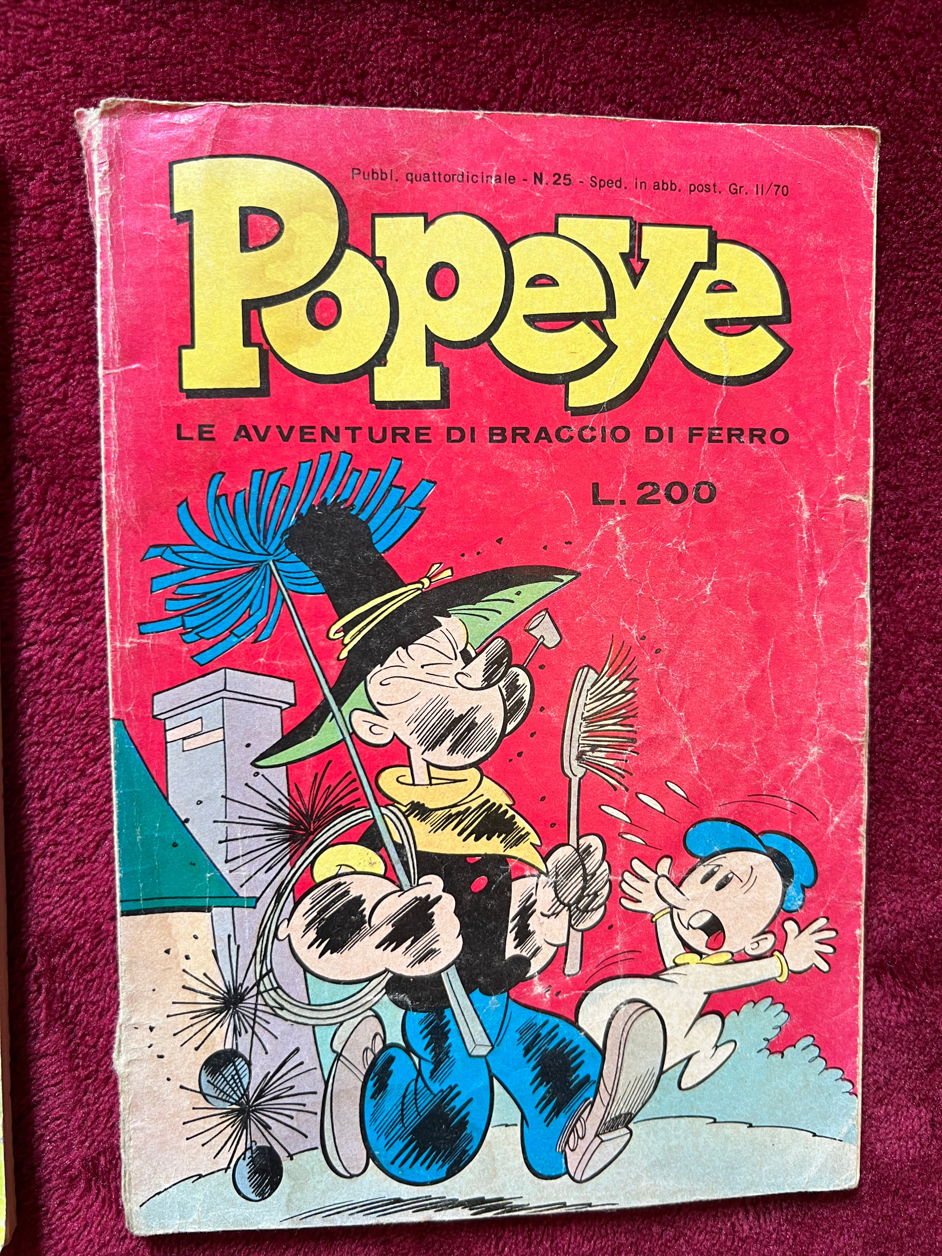 Fumetti Popeye e Braccio di Ferro vintage