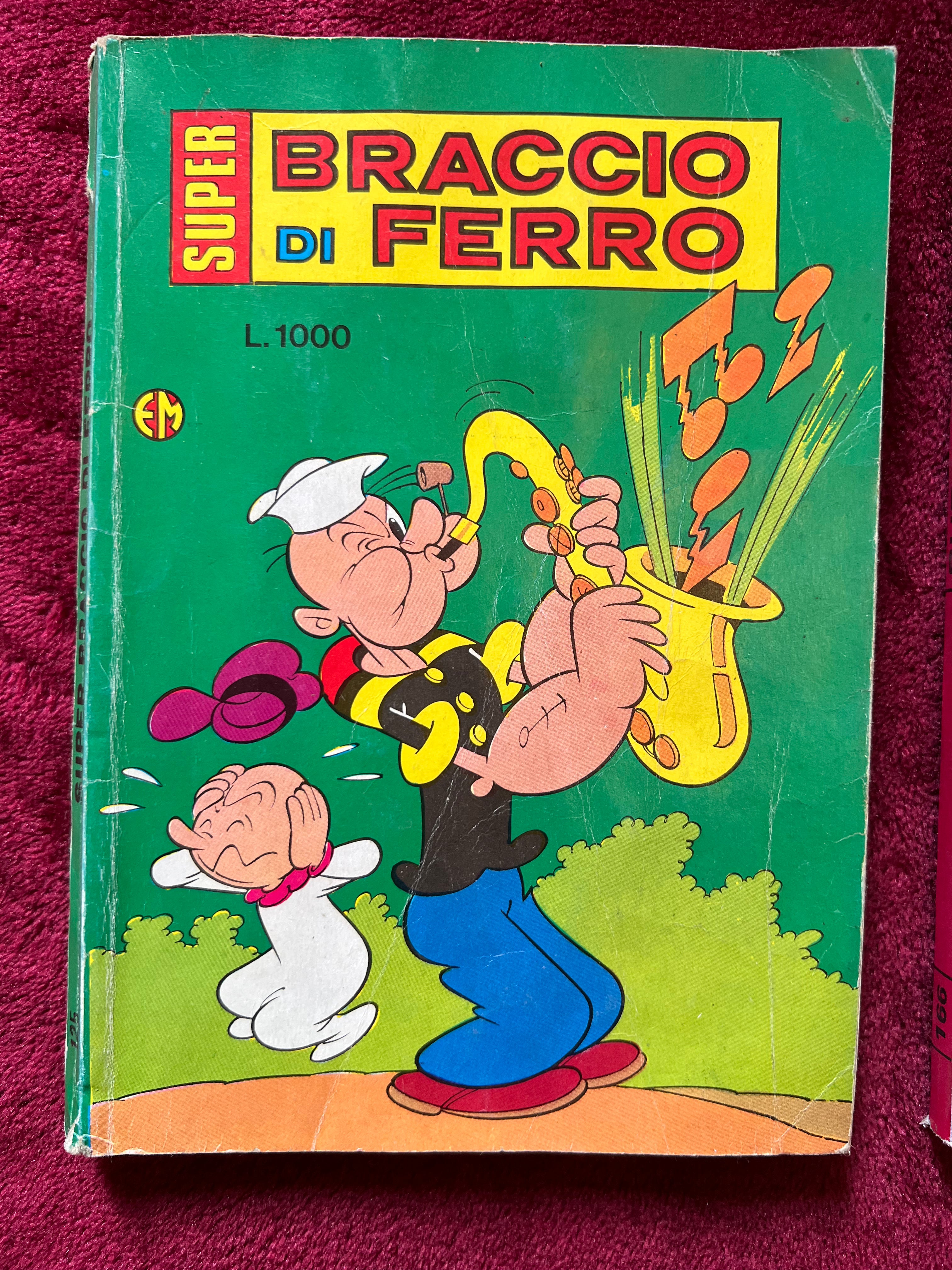 Fumetti Popeye e Braccio di Ferro vintage