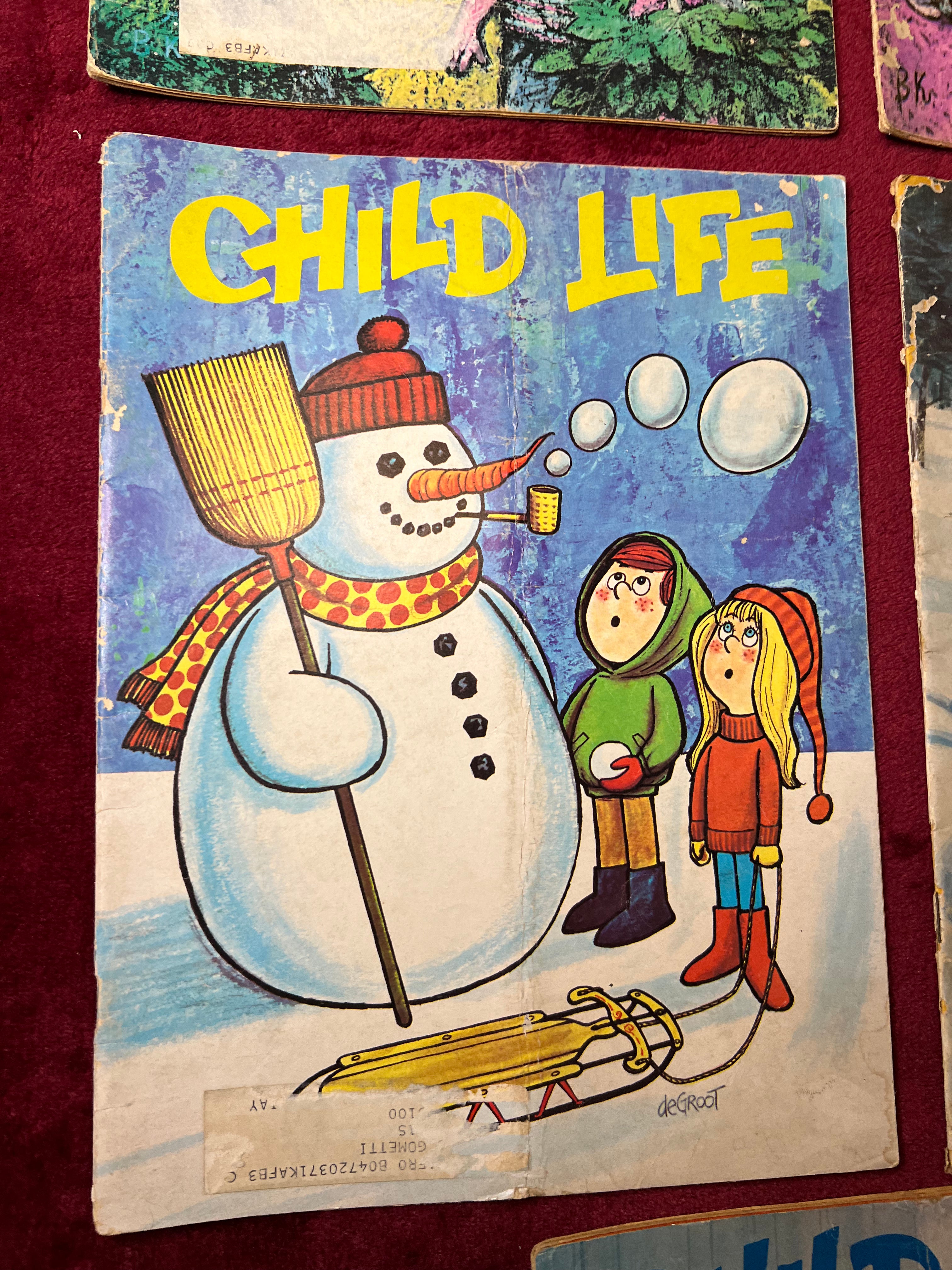 Child Life rivista vintage USA 1971