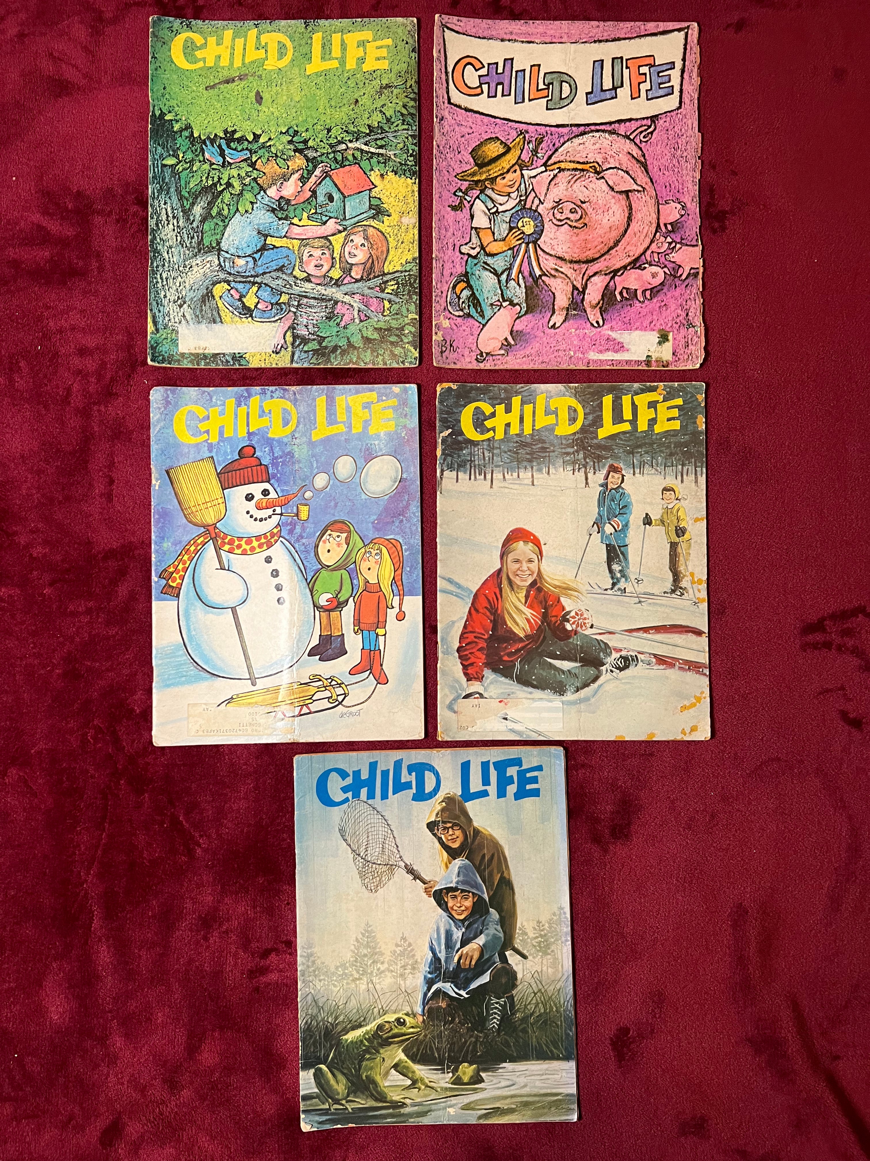 Child Life rivista vintage USA 1971