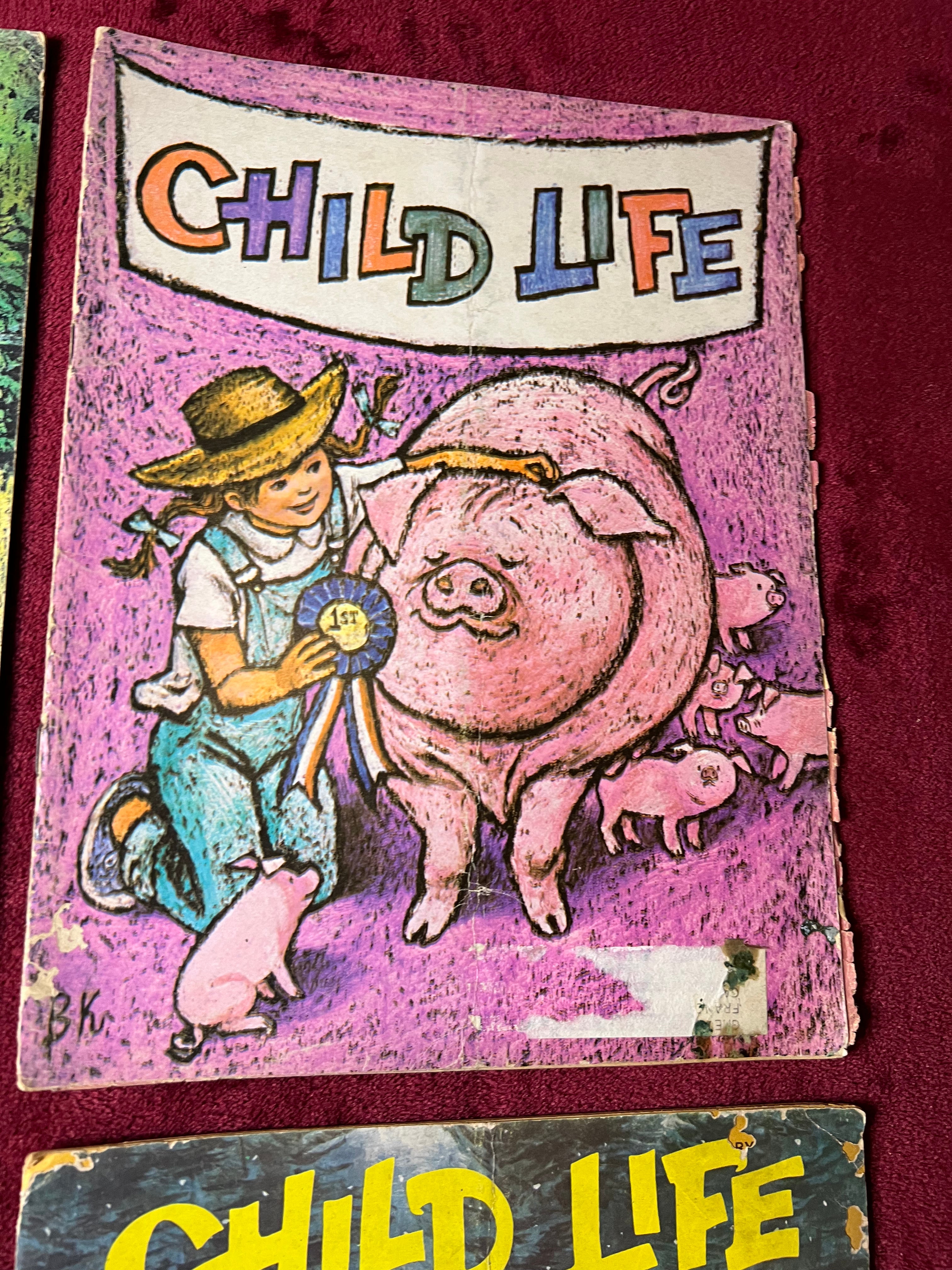 Child Life rivista vintage USA 1971